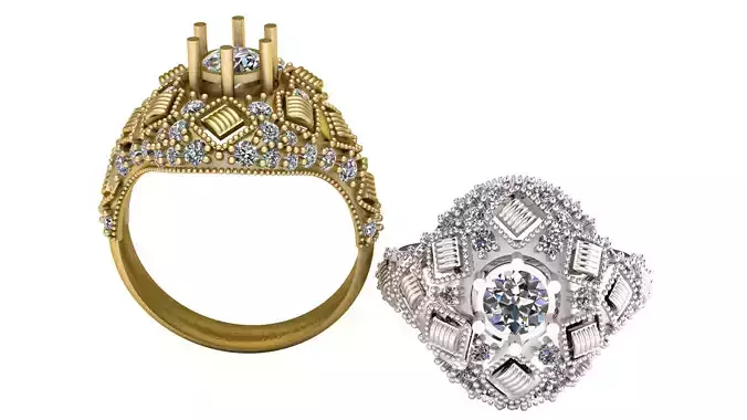 SUPER DESIGNING RING 3D PRINTABLE MODLE 