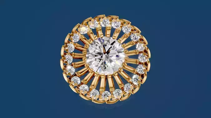 Diamond Cluster Earrings