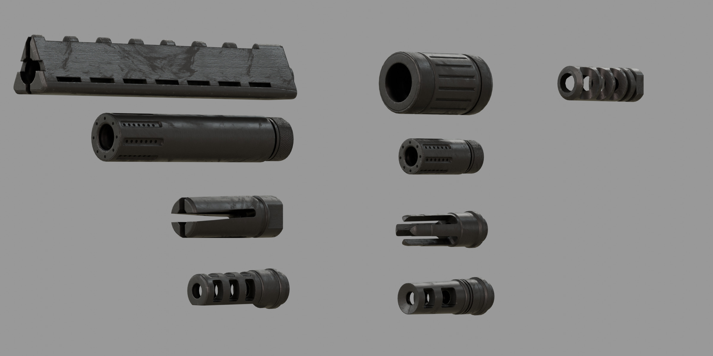 SCAR H-TPR Modular BIG Pack 3D model_13