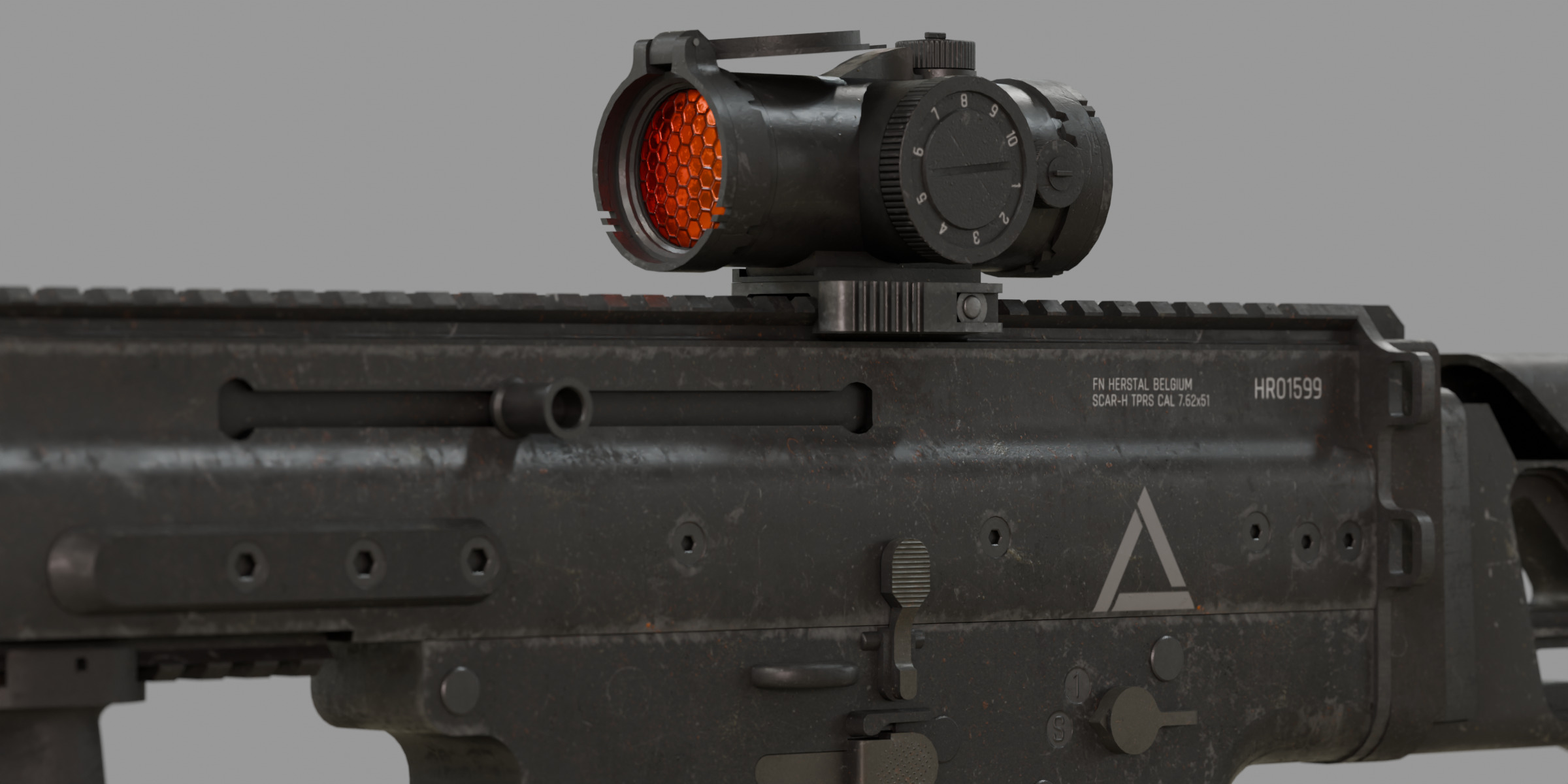 SCAR H-TPR Modular BIG Pack 3D model_2