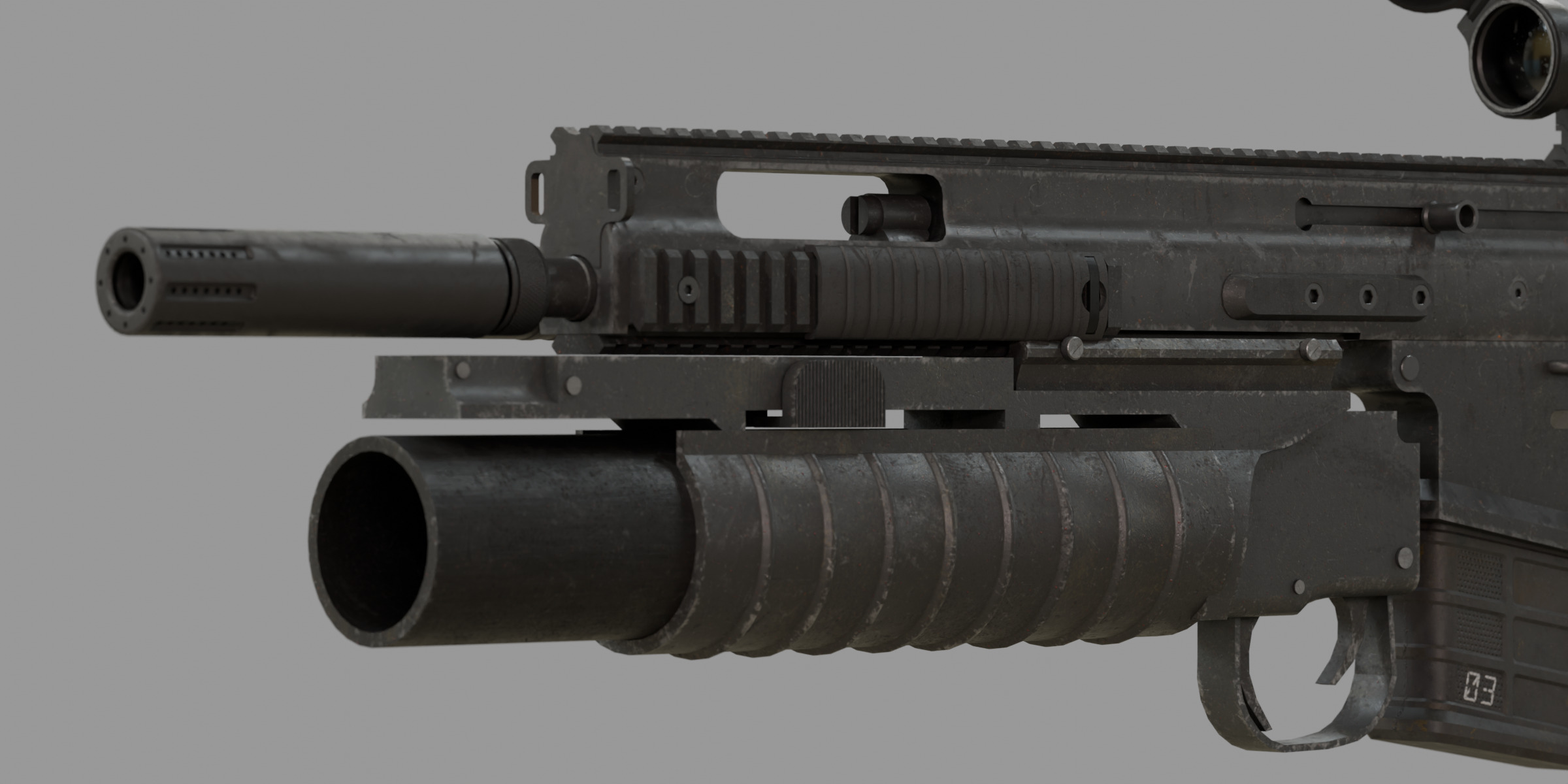SCAR H-TPR Modular BIG Pack 3D model_6