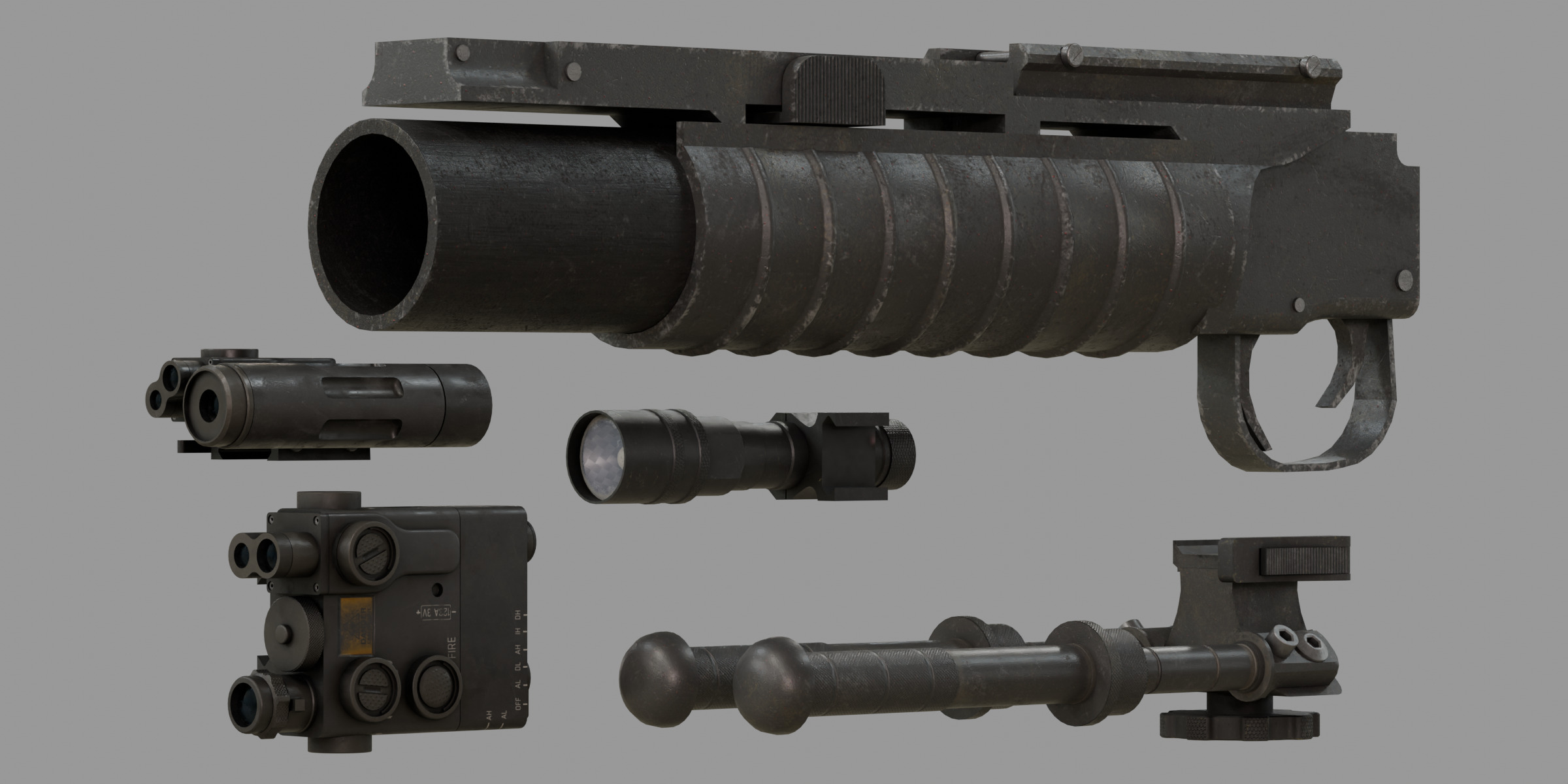 SCAR H-TPR Modular BIG Pack 3D model_17