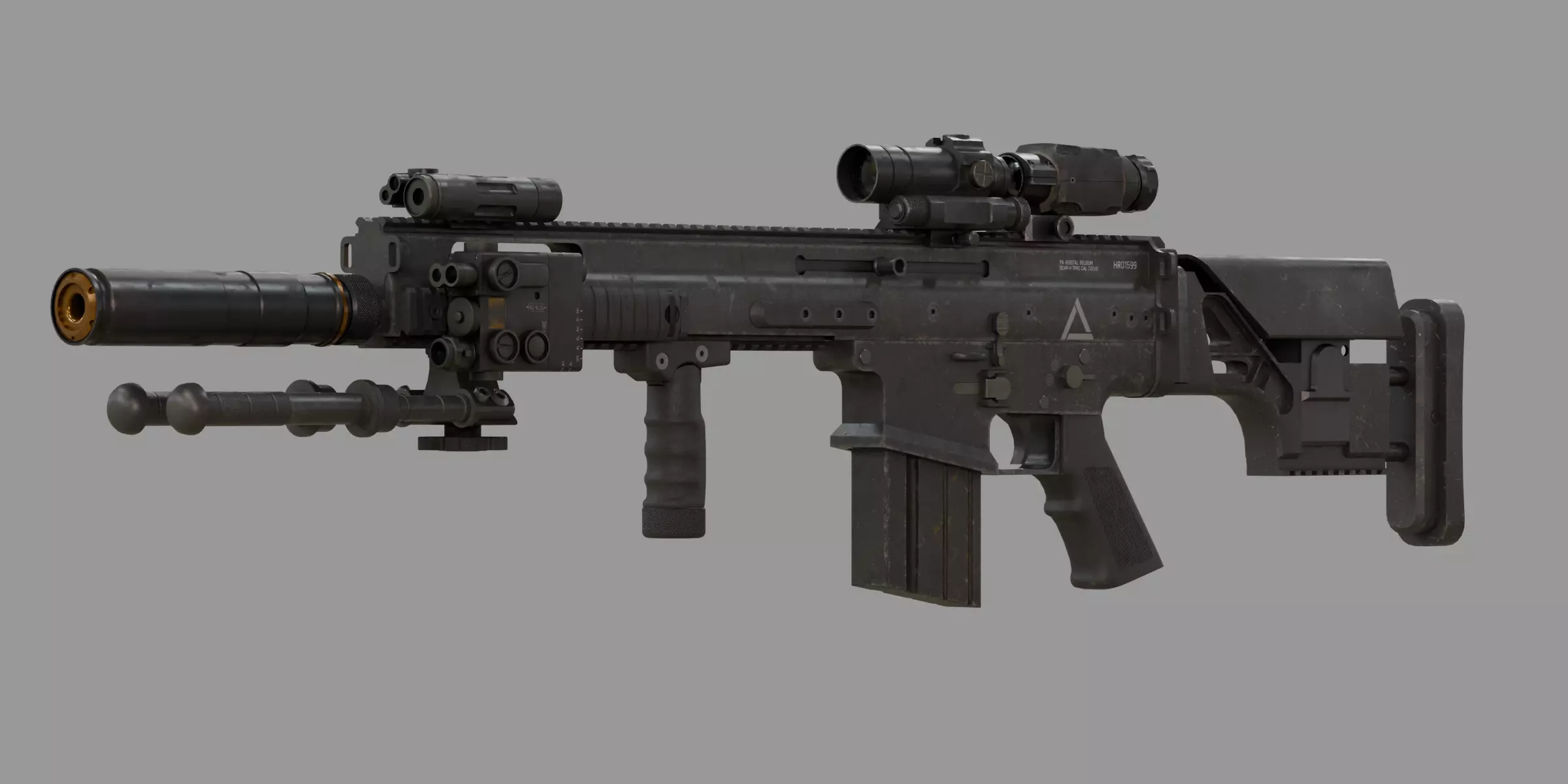SCAR H-TPR Modular BIG Pack 3D model_0