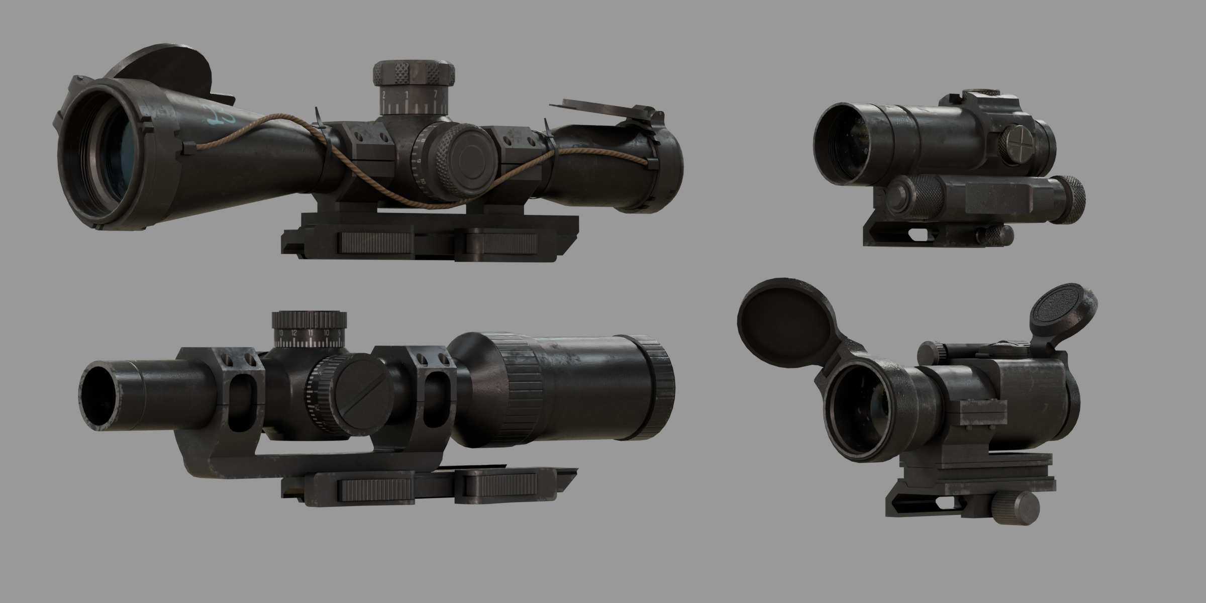 SCAR H-TPR Modular BIG Pack 3D model_10