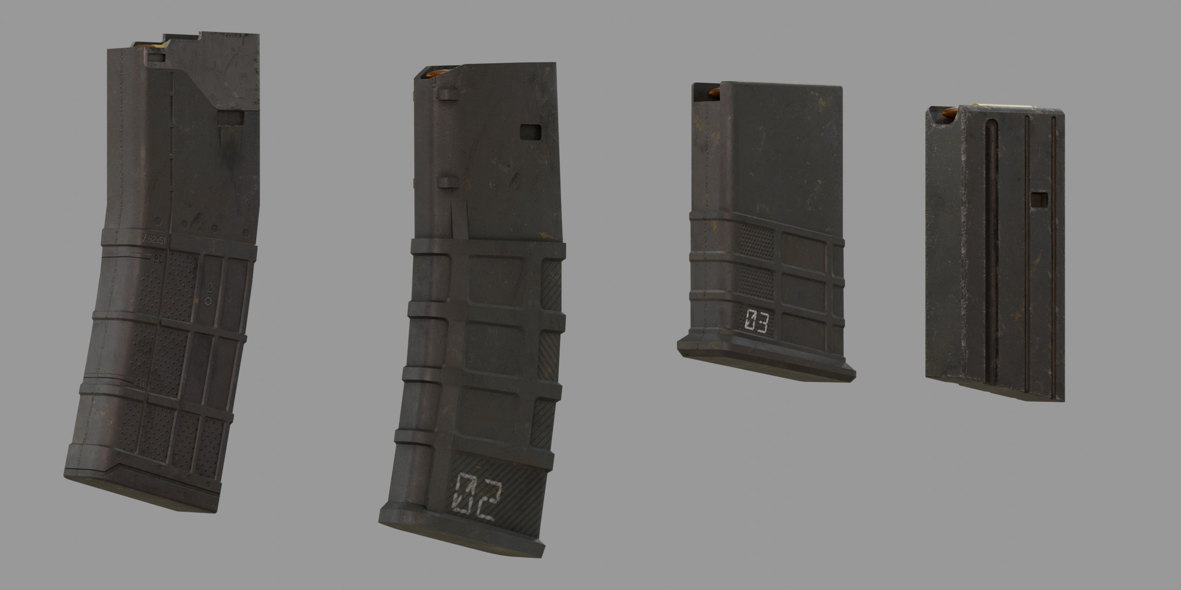 SCAR H-TPR Modular BIG Pack 3D model_9