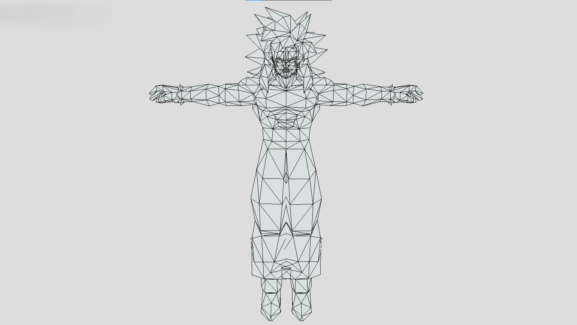 Goku Super Saiyan 4 - Dragon Ball Z - Shin Budokai  3D model_2