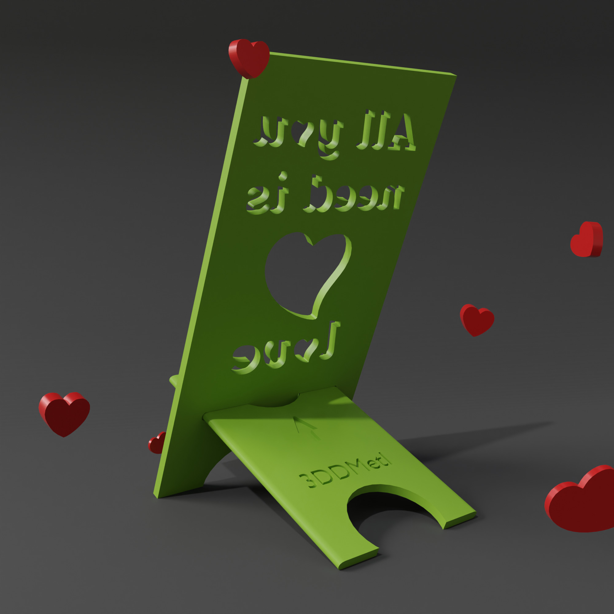 Phone stand All you need stl files 3D print model_2