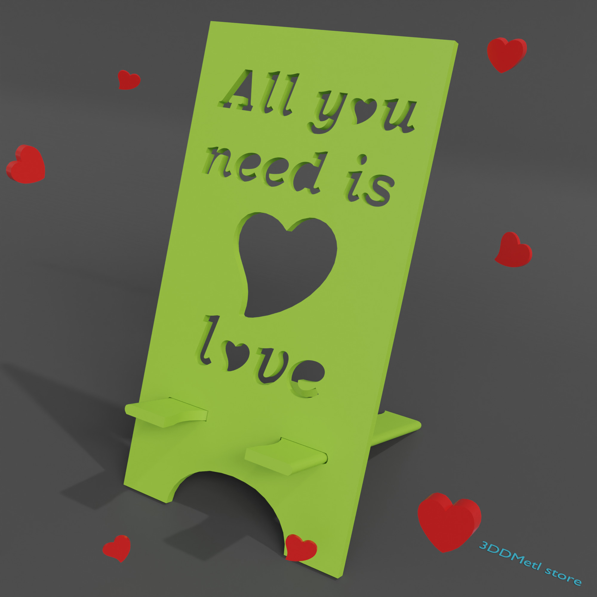 Phone stand All you need stl files 3D print model_1