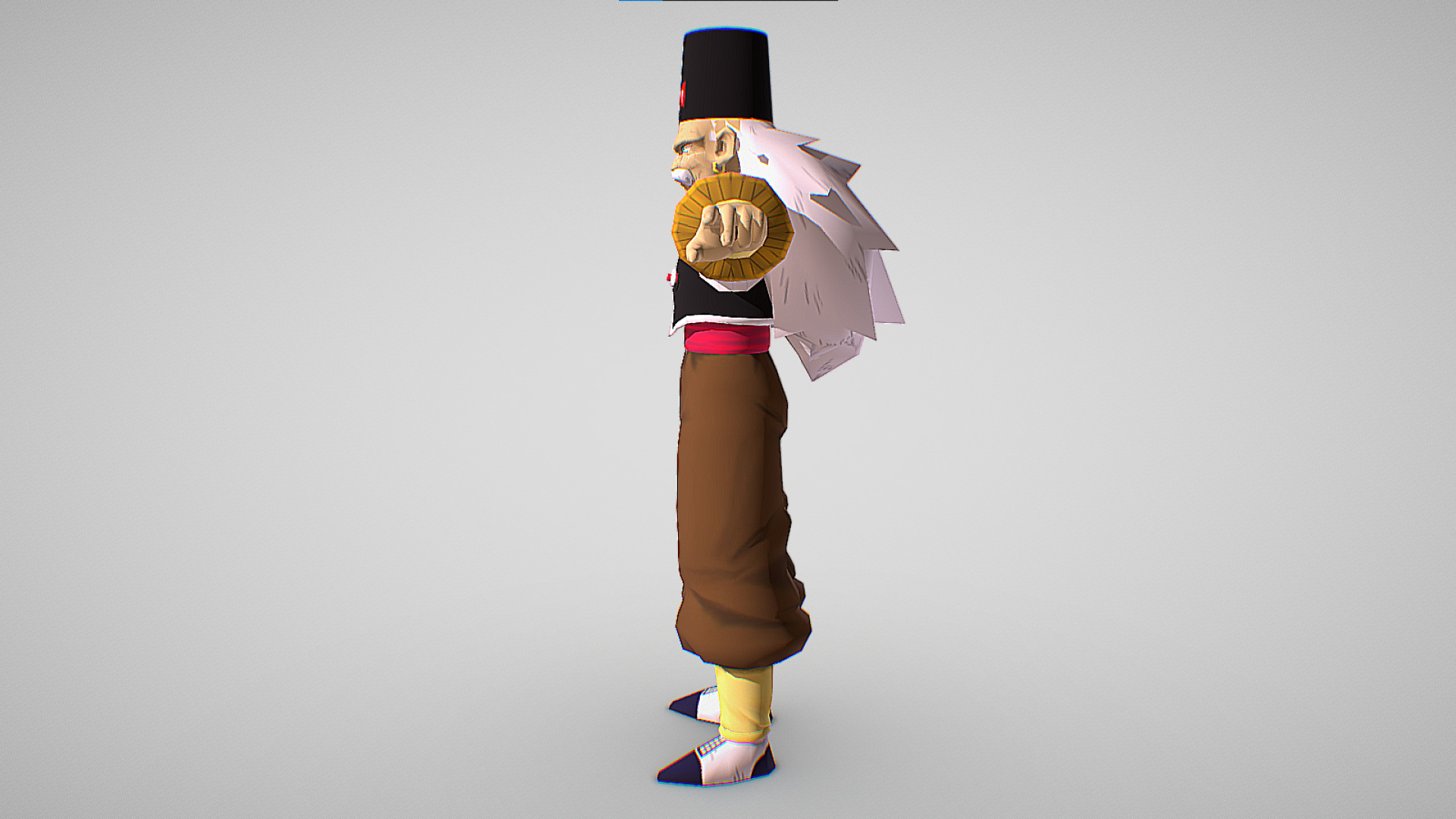 Dr-Gero - Android 20 - Dragon Ball Z - Budokai Low-poly 3D model_3