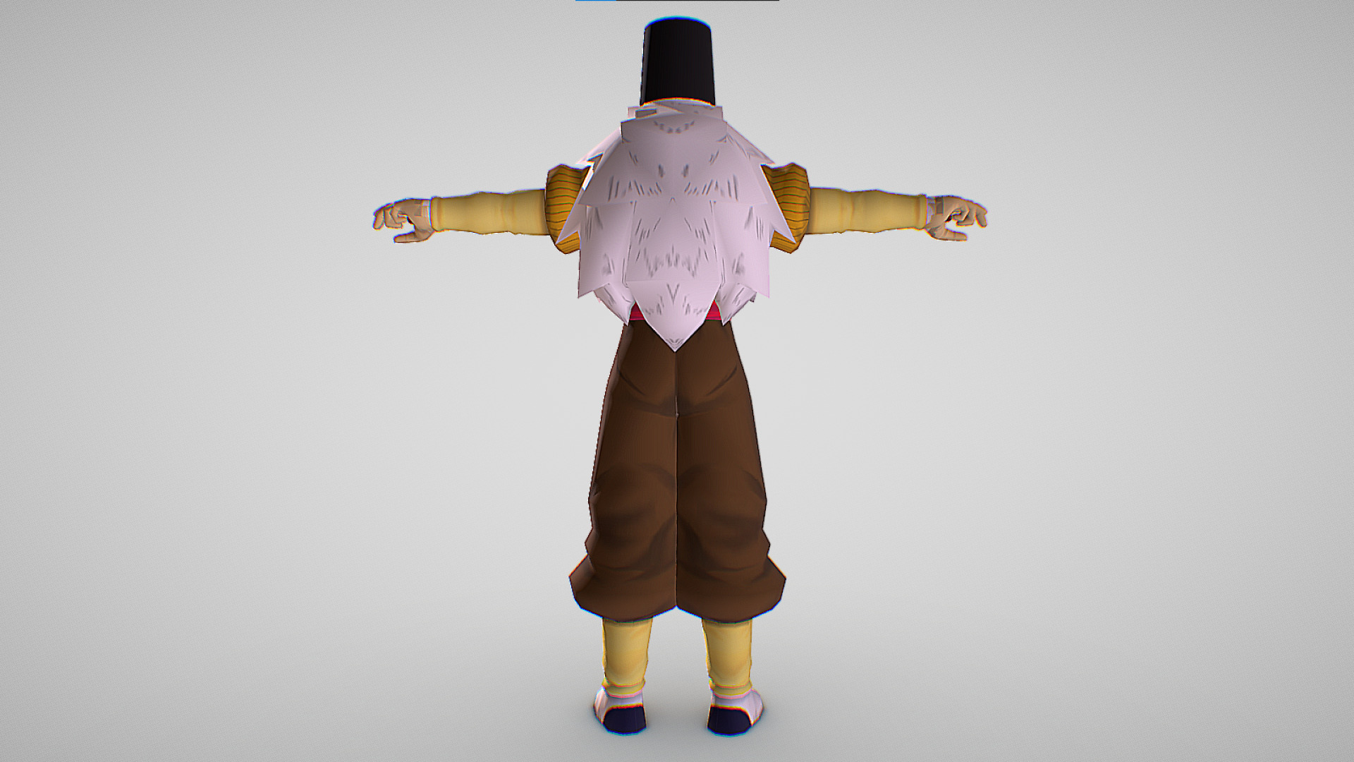 Dr-Gero - Android 20 - Dragon Ball Z - Budokai Low-poly 3D model_2