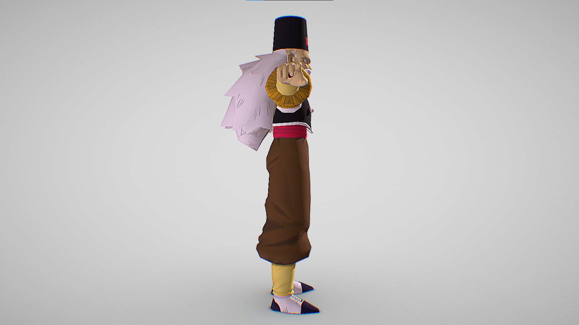 Dr-Gero - Android 20 - Dragon Ball Z - Budokai Low-poly 3D model_4