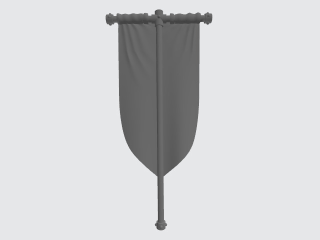 Alpha Legion Banner 3D print model_1