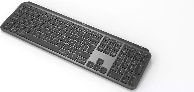 Logitech MX Keys 3D Model 