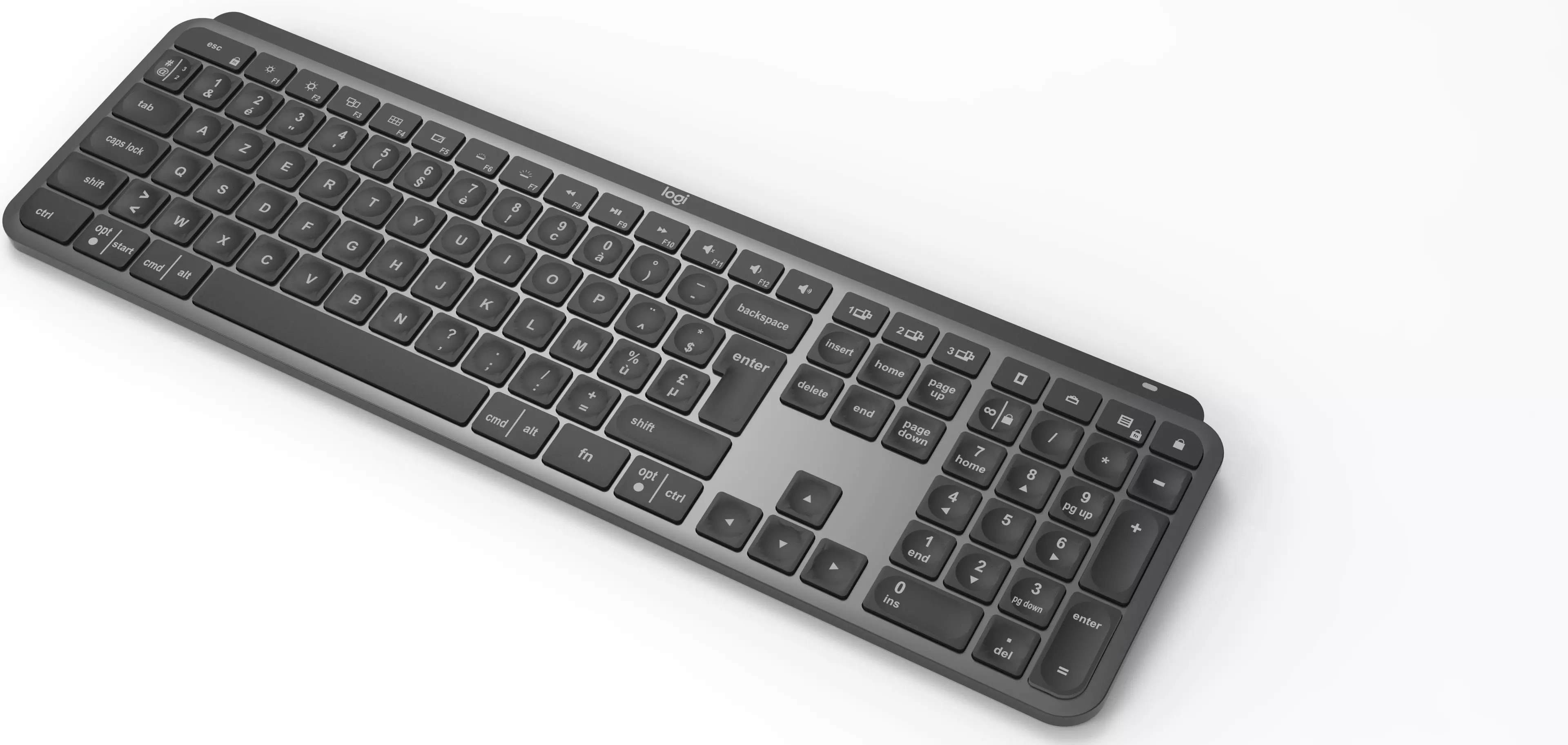 Logitech MX Keys 3D Model  3D model_0