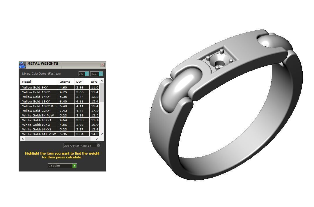 Bracelet style ring 3D print model_3