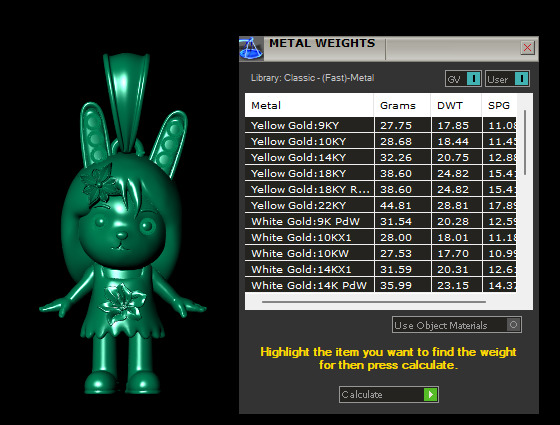 FEMALE RABBIT PENDANT 3D PRINTABLE MODEL 3D print model_2