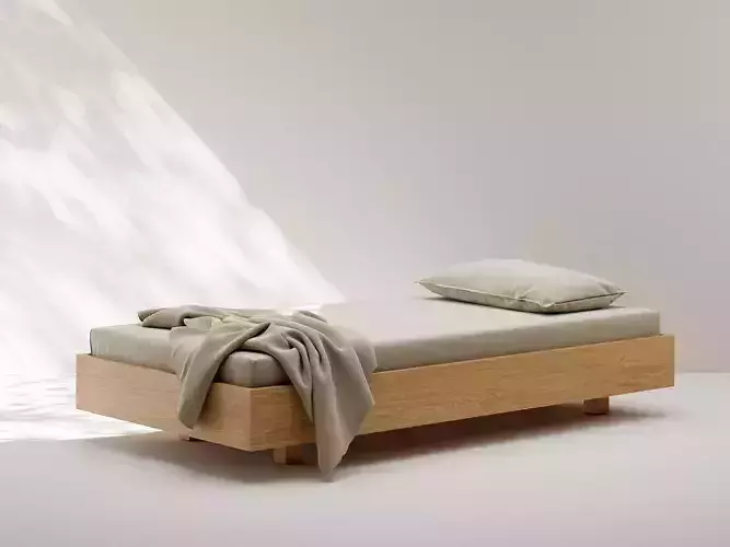 Simple 100 Bed 3D model