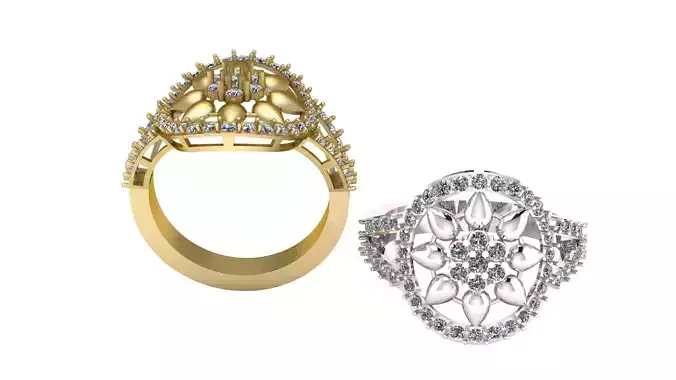 LONDON PRINCESS RING 3D PRINTABLE MODLE  3D print model