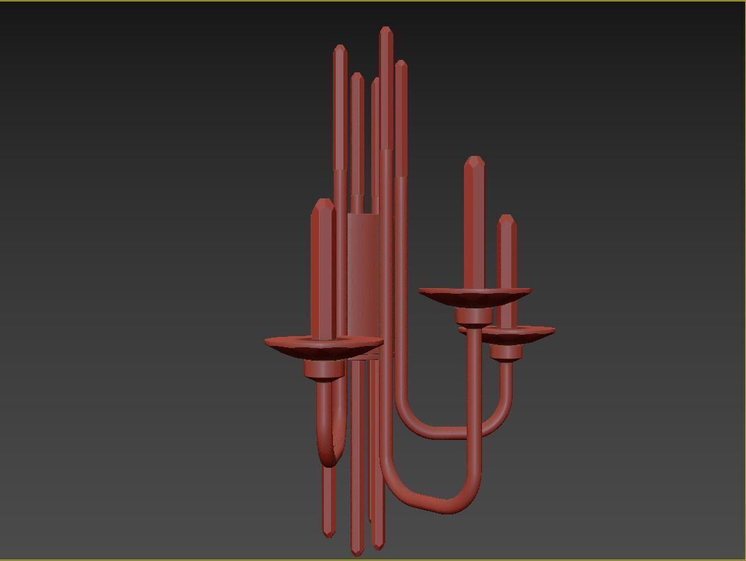 Calliope sconce 3D model_10