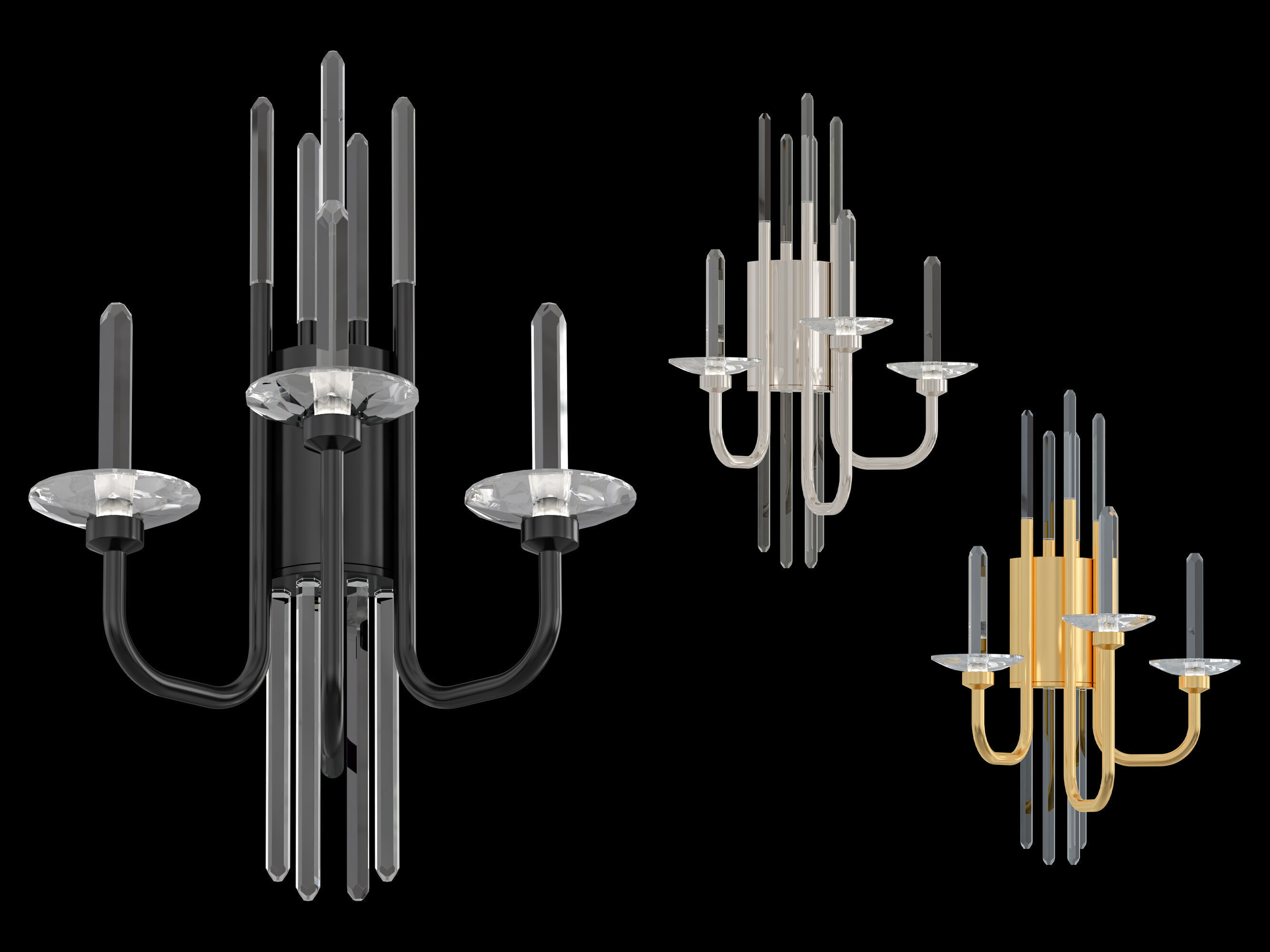 Calliope sconce 3D model_1