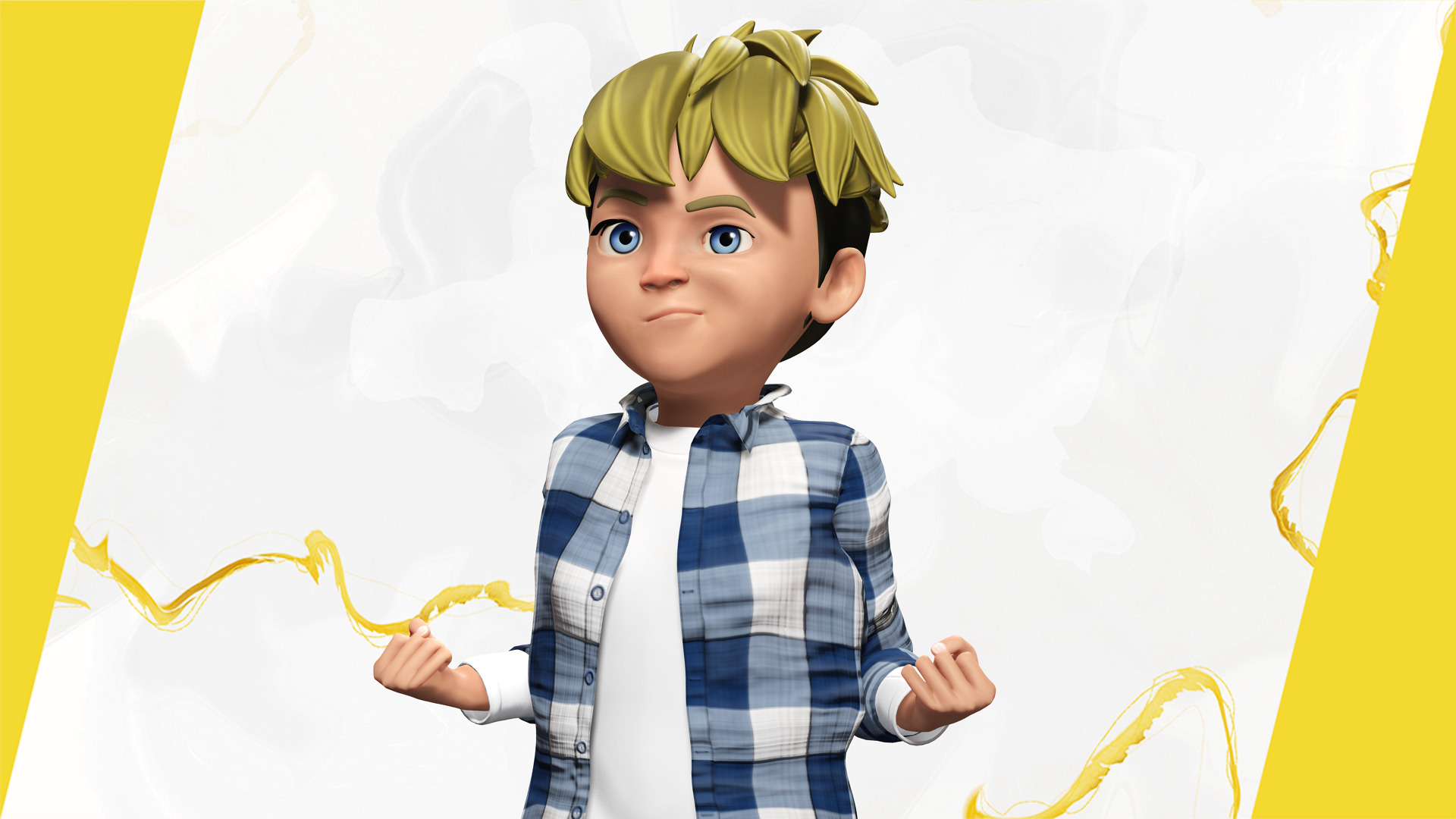 Charming Rigged Stylized 3D Boy Character Game and film Ready Low-poly 3D model_6