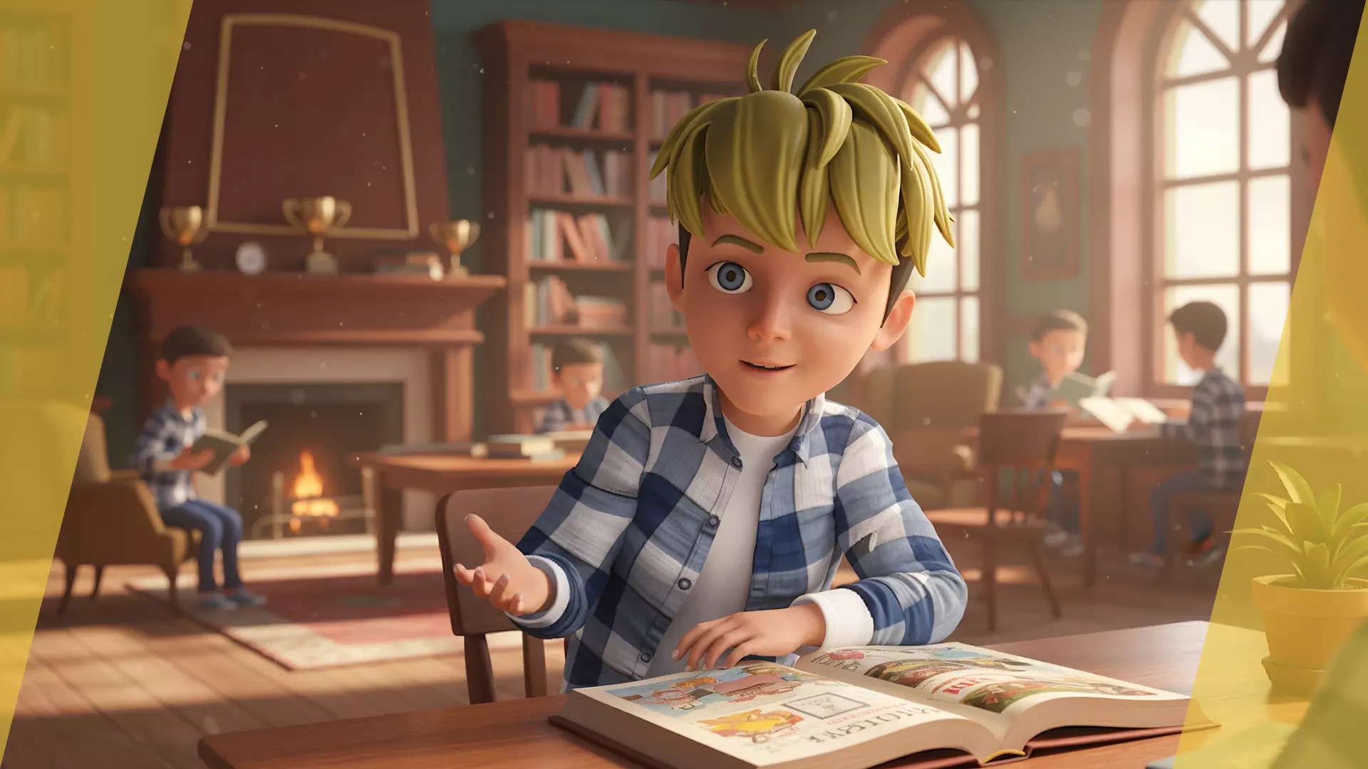 Charming Rigged Stylized 3D Boy Character Game and film Ready Low-poly 3D model_3