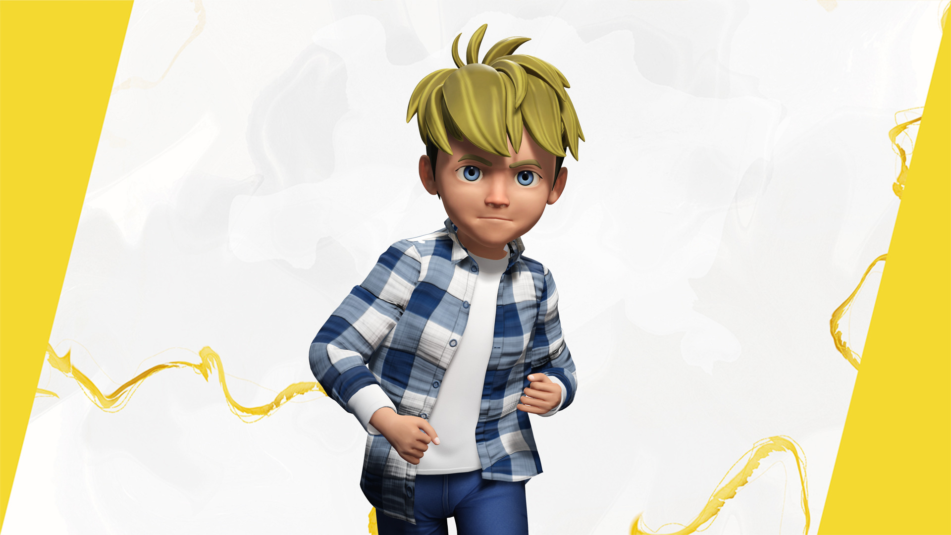 Charming Rigged Stylized 3D Boy Character Game and film Ready Low-poly 3D model_8