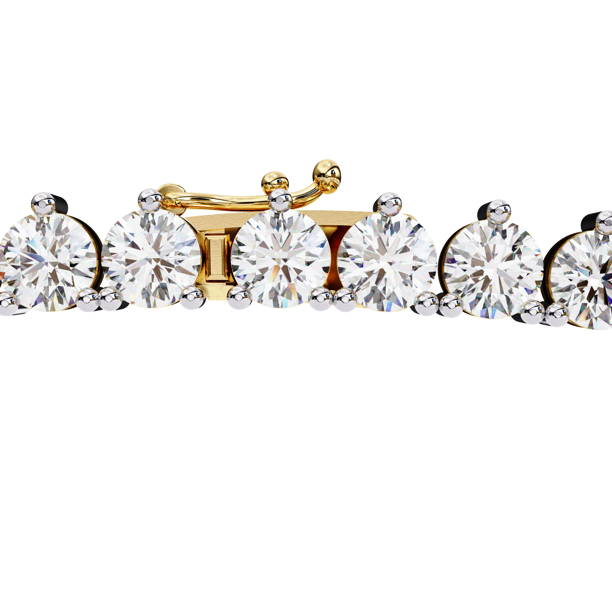 Diamond Necklace 360 animation renders 3dm stl details 3D print model_14