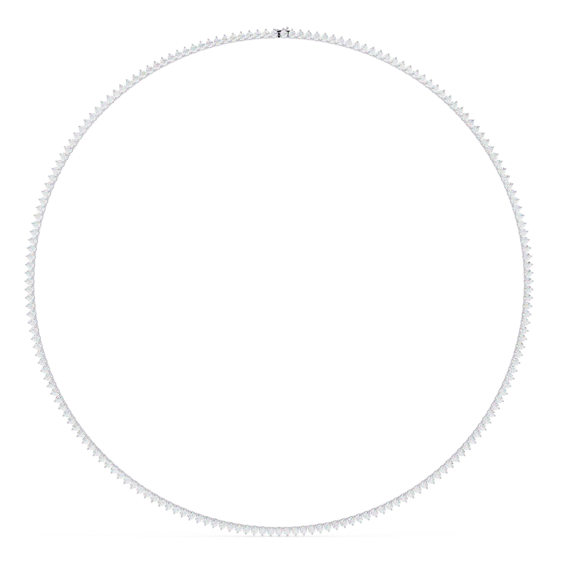 Diamond Necklace 360 animation renders 3dm stl details 3D print model_17