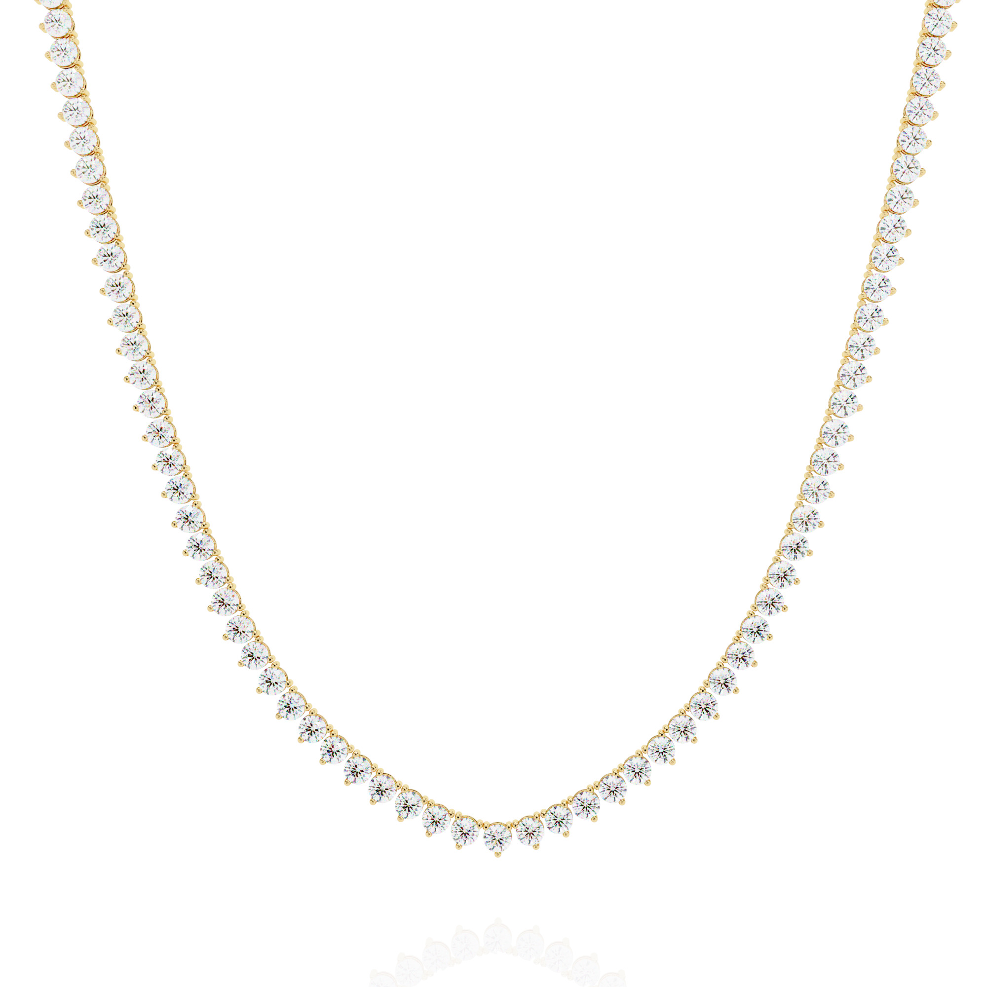 Diamond Necklace 360 animation renders 3dm stl details 3D print model_13