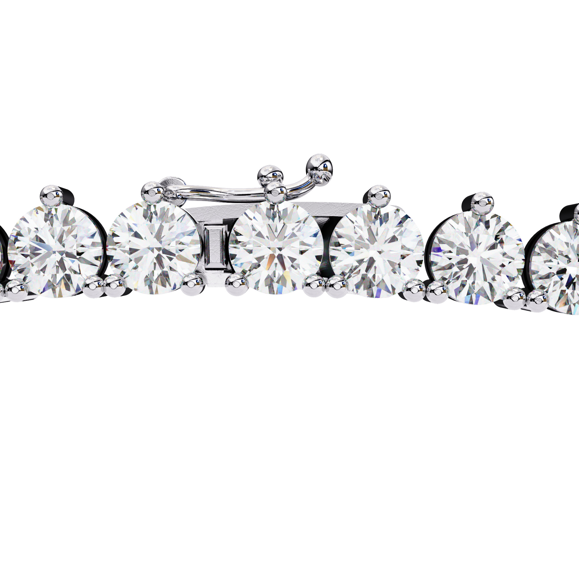 Diamond Necklace 360 animation renders 3dm stl details 3D print model_16