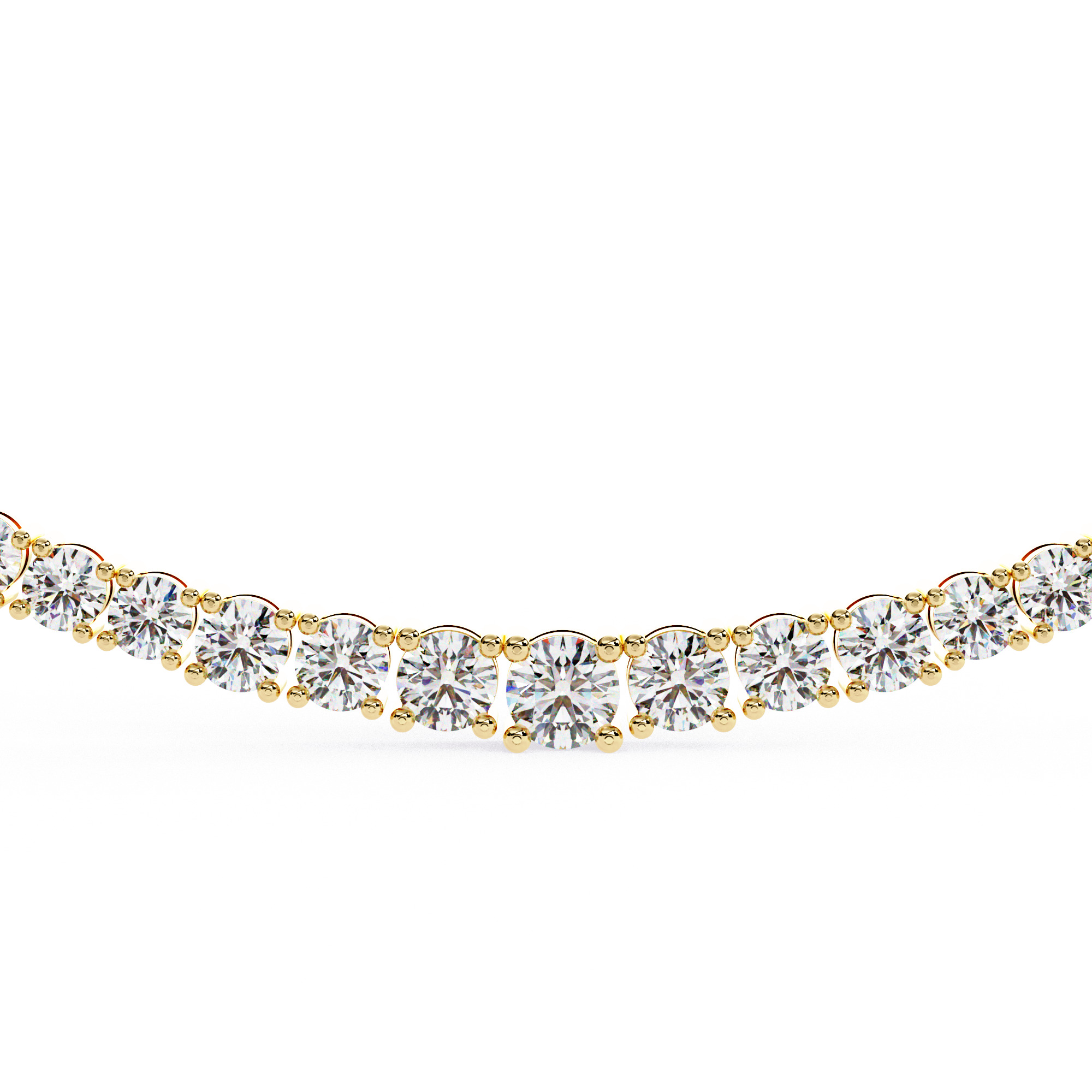 Diamond Necklace 360 animation renders 3dm stl details 3D print model_12