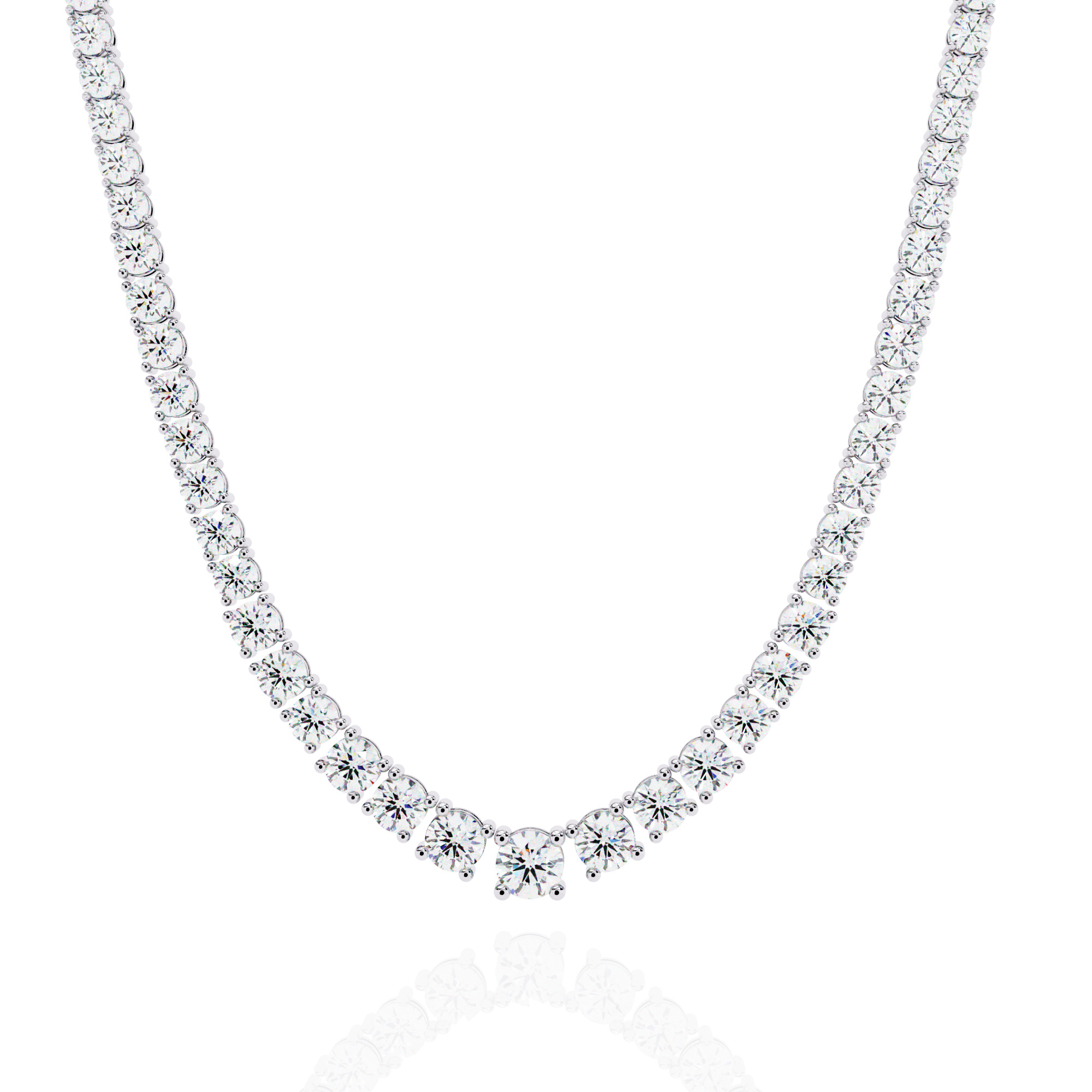 Diamond Necklace 360 animation renders 3dm stl details 3D print model_16