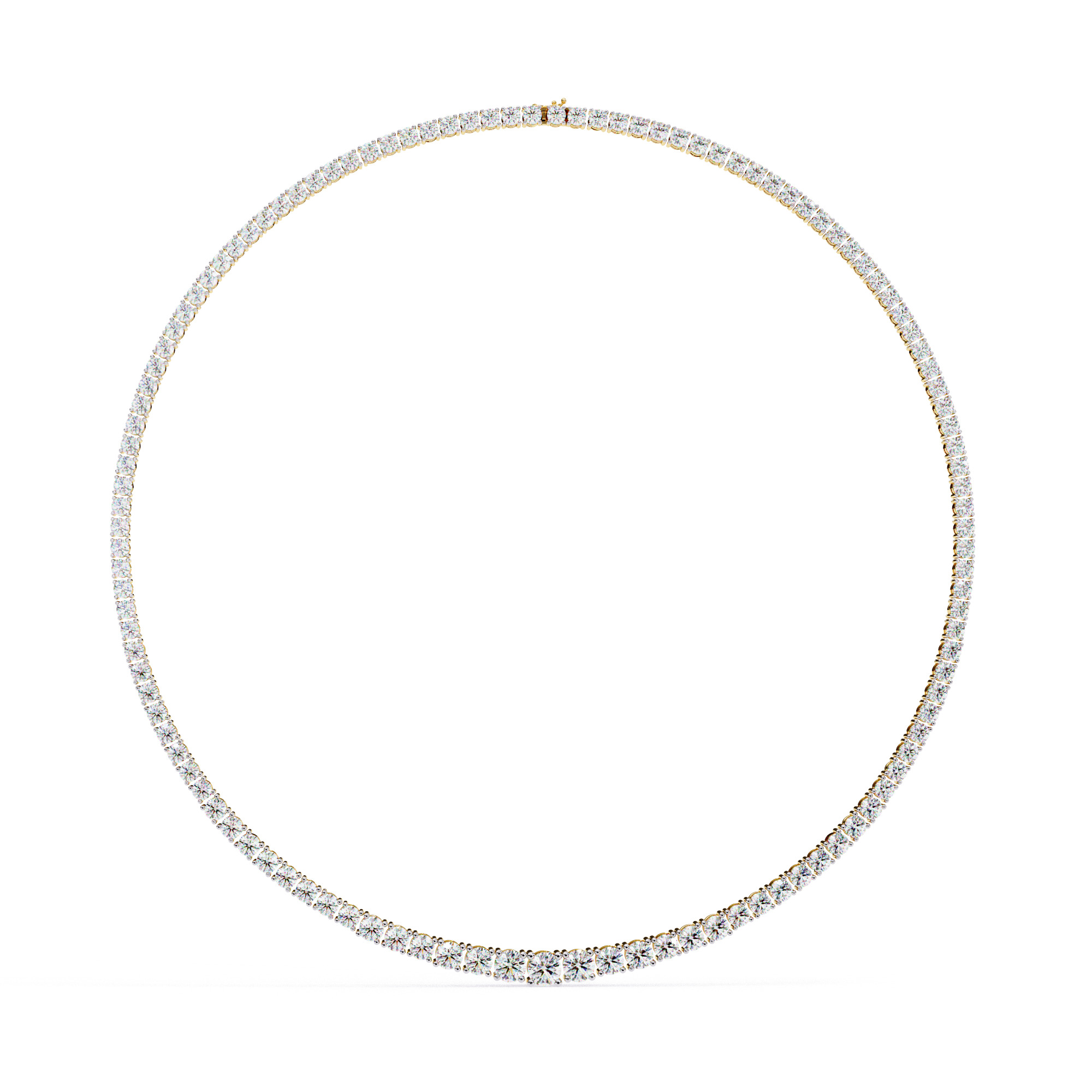Diamond Necklace 360 animation renders 3dm stl details 3D print model_21