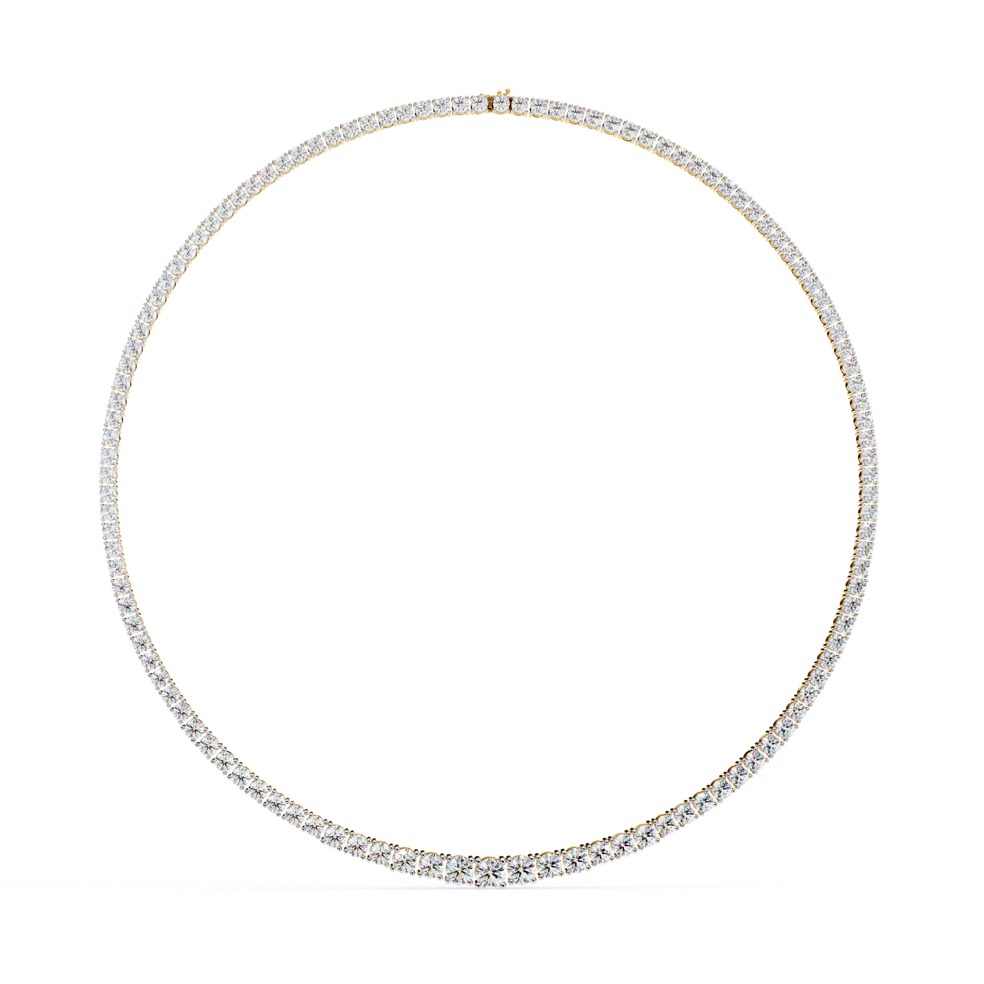 Diamond Necklace 360 animation renders 3dm stl details 3D print model_20
