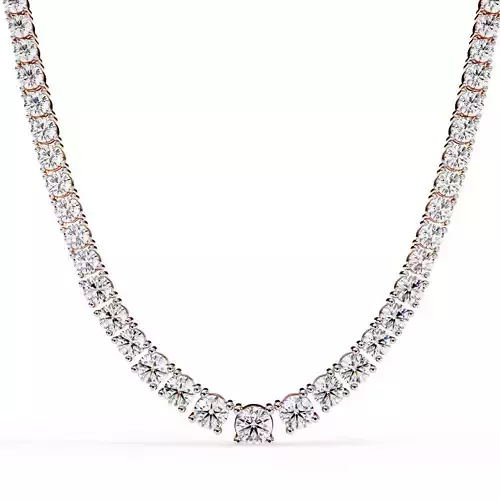 Diamond Necklace 360 animation renders 3dm stl details 3D print model Diamond Necklace 360 animation renders 3dm stl details 3D print model