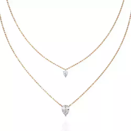 Diamond Necklace 360 animation renders 3dm stl details 3D print model