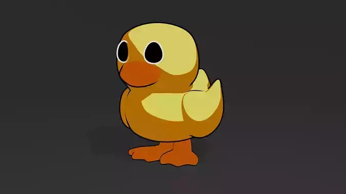 Cute Cartoon Animal - Duck