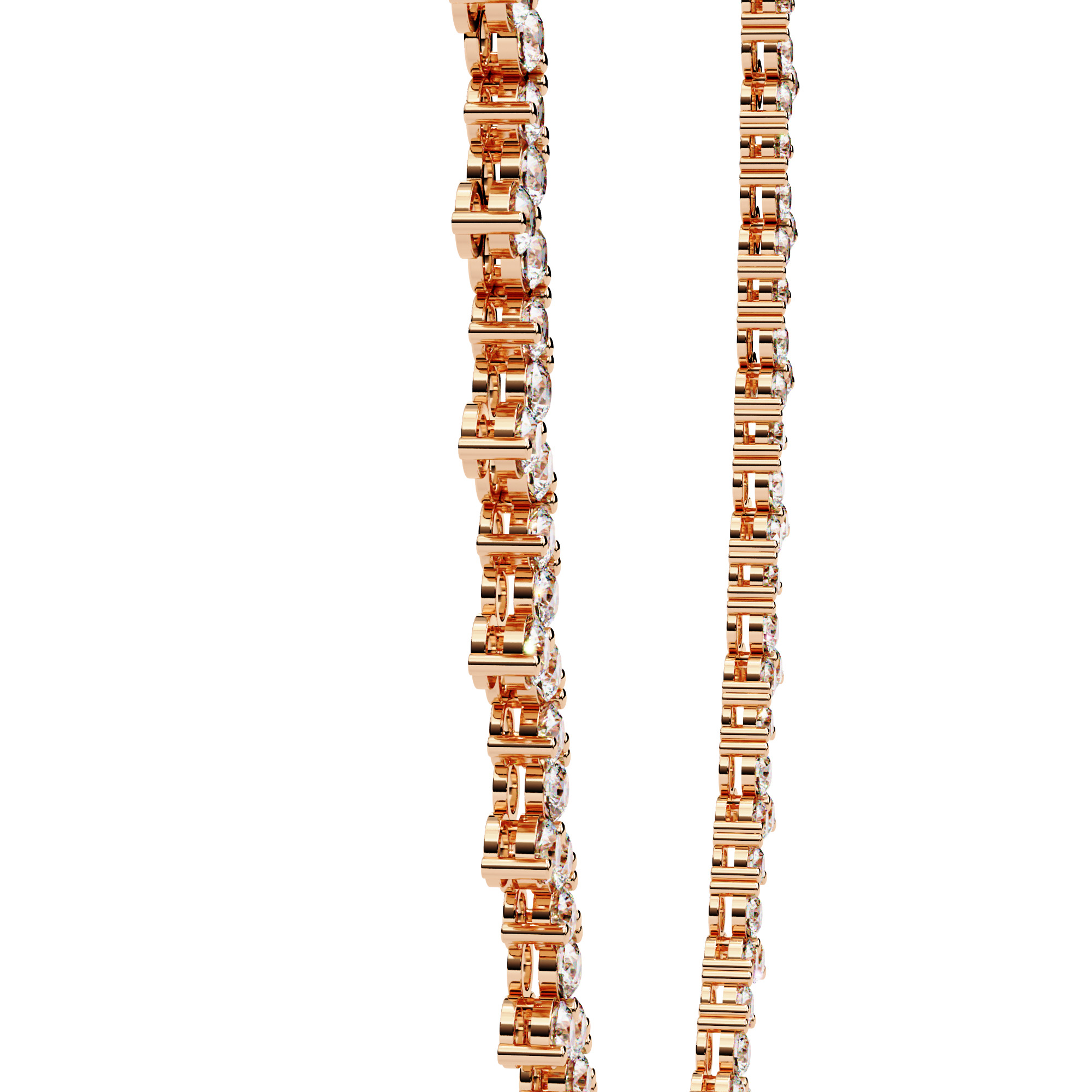 Diamond Necklace 360 animation renders 3dm stl details 3D print model_15