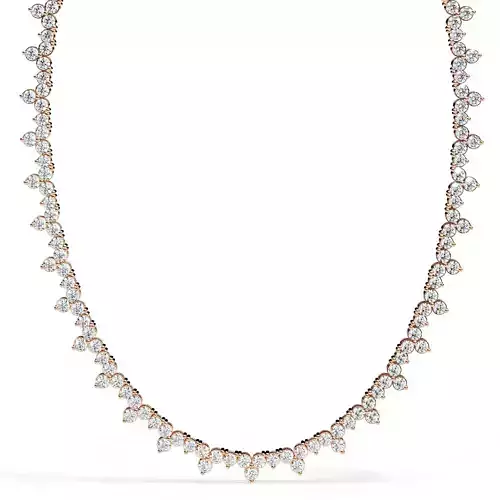 Diamond Necklace 360 animation renders 3dm stl details