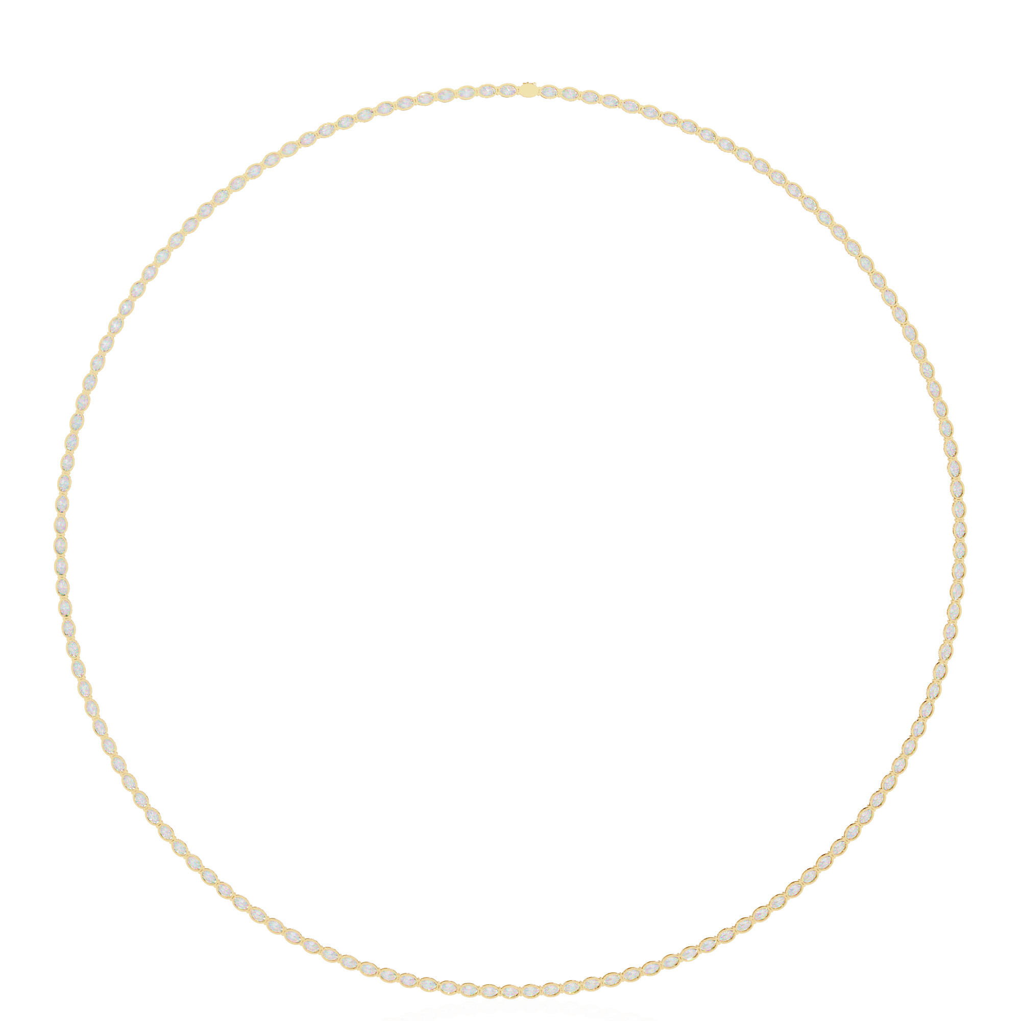 Diamond Necklace 360 animation renders 3dm stl details 3D print model_8