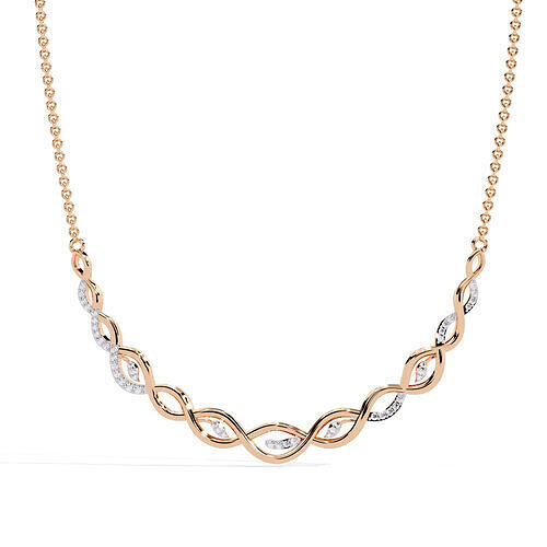 Diamond Necklace 360 animation renders 3dm stl details 3D print model