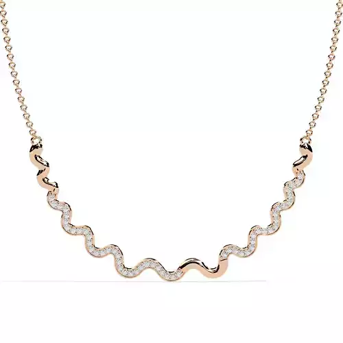 Diamond Necklace 360 animation renders 3dm stl details