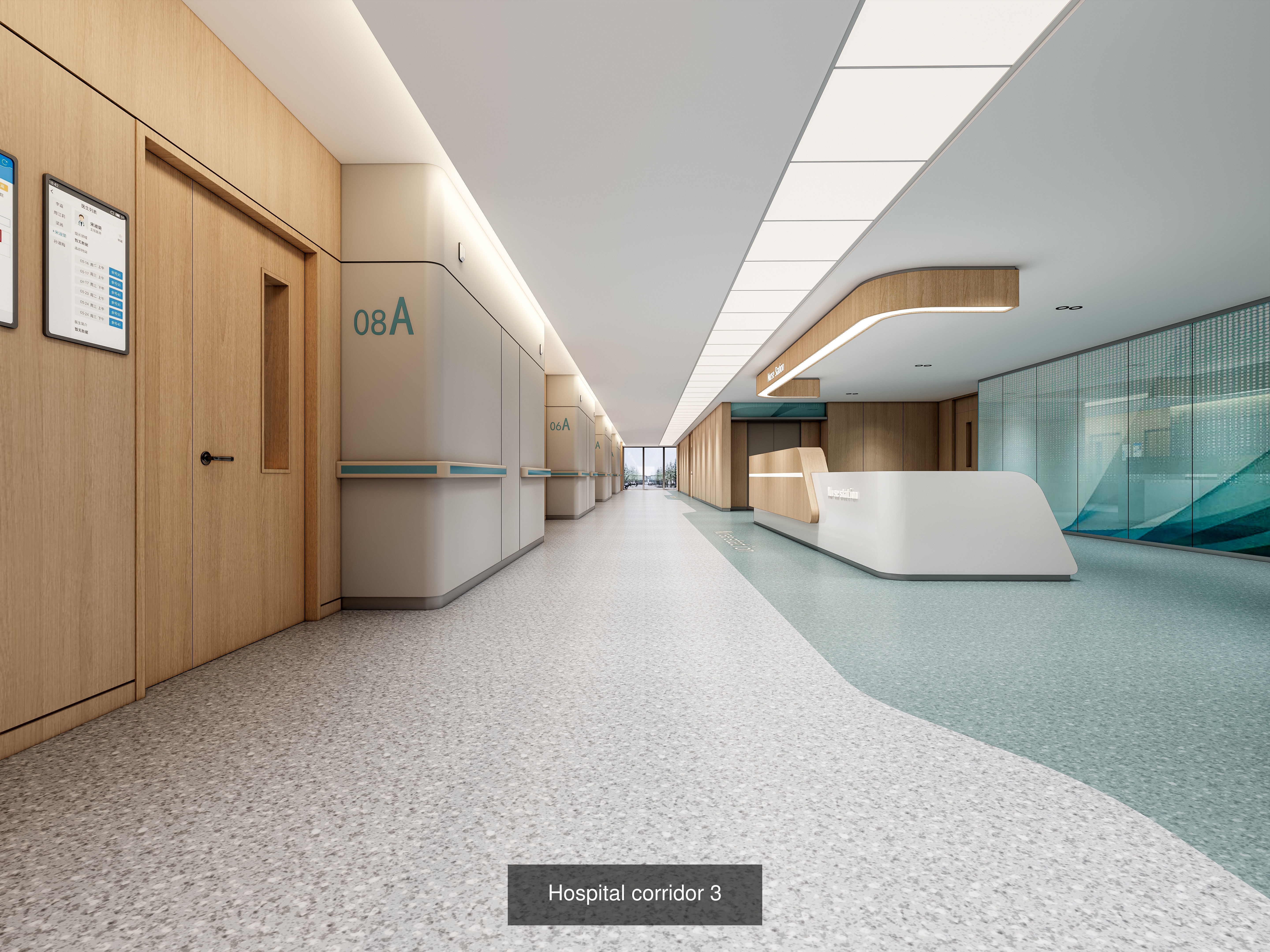 Hospital Corridor Collection No 1 of 4 scenes _5