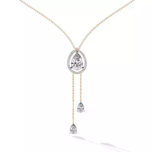 Diamond Necklace 360 animation renders 3dm stl details