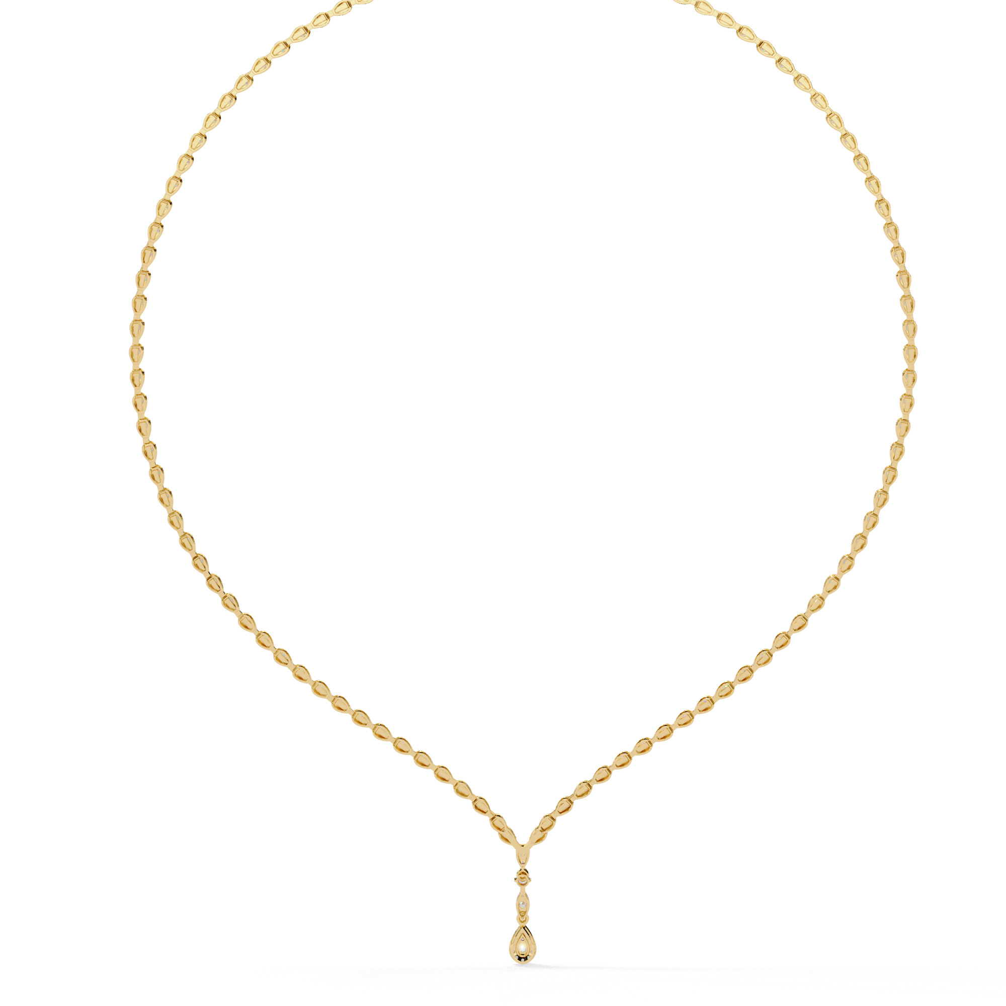 Diamond Necklace 360 animation renders 3dm stl details 3D print model_10