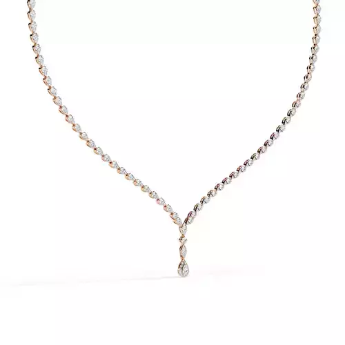 Diamond Necklace 360 animation renders 3dm stl details 3D print model