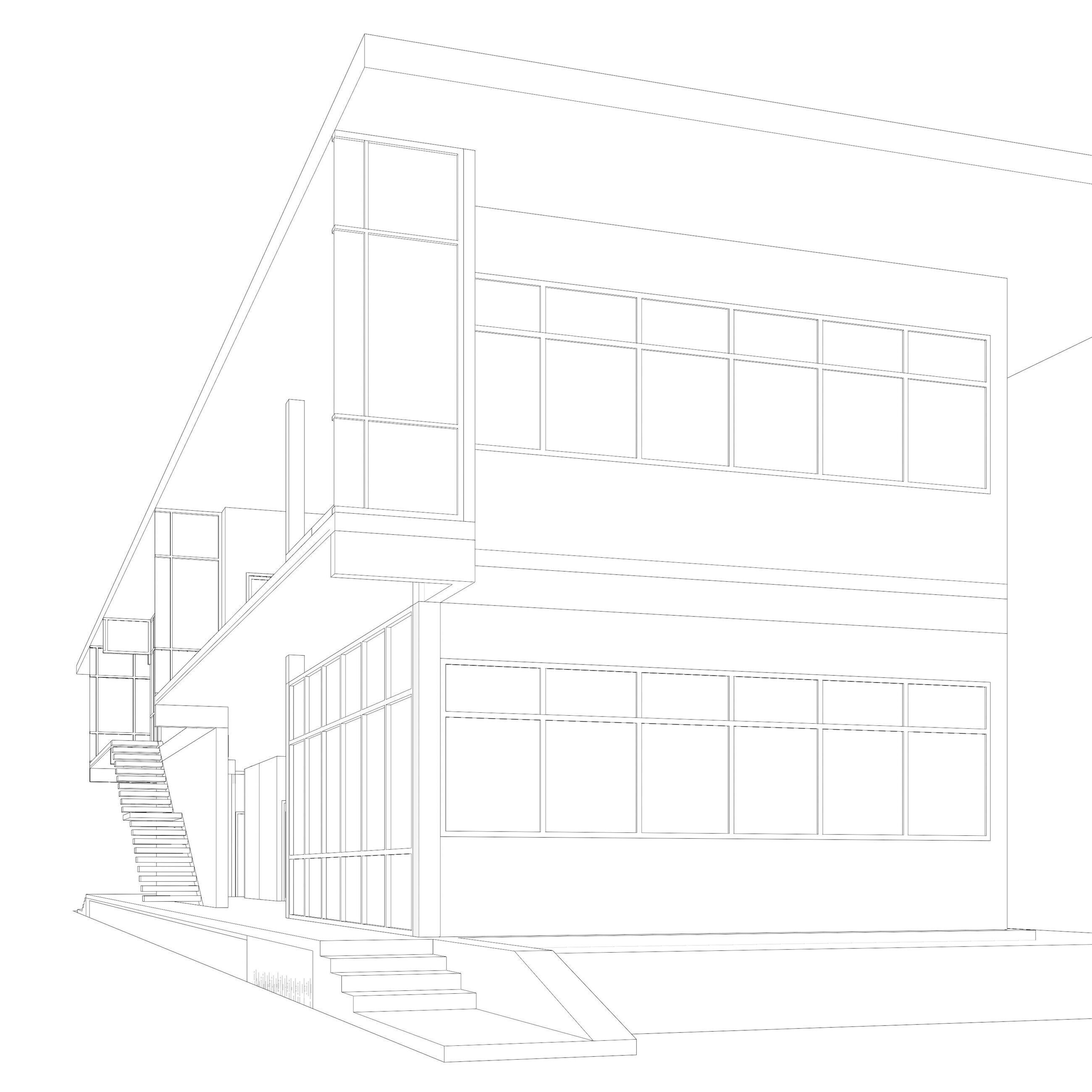 Office in section cut 25-11 3D model_13