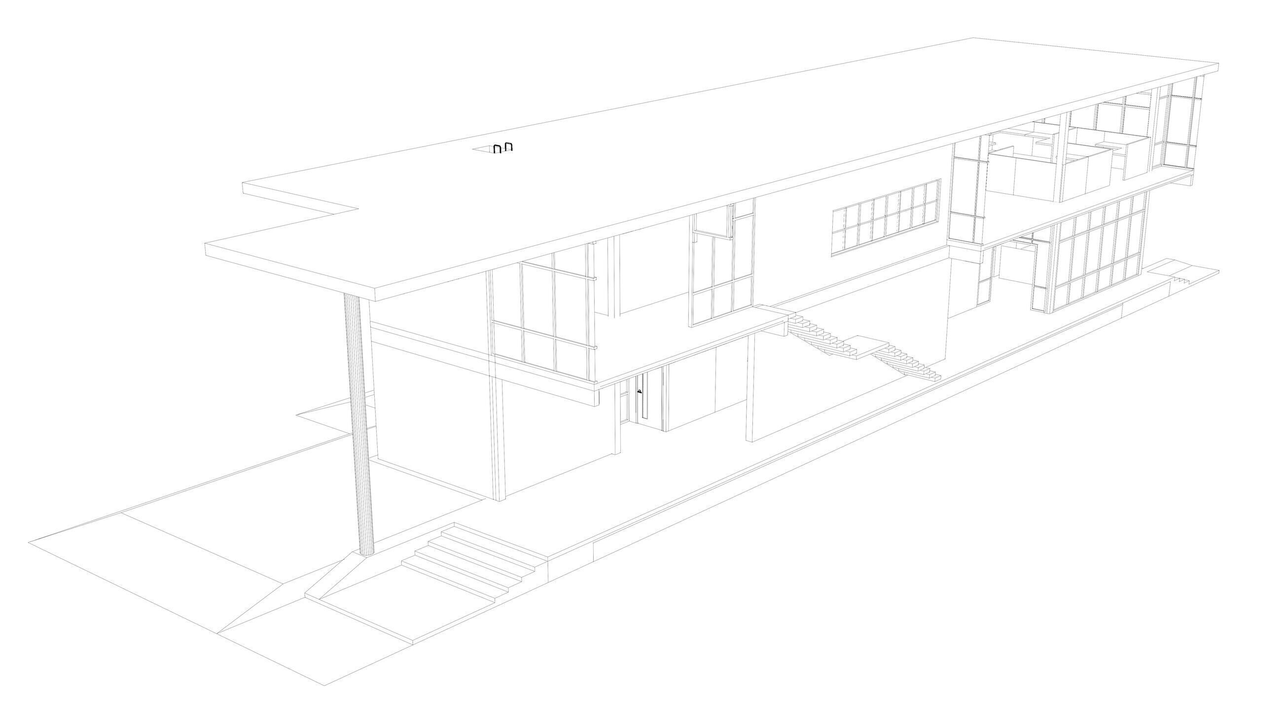 Office in section cut 25-11 3D model_11