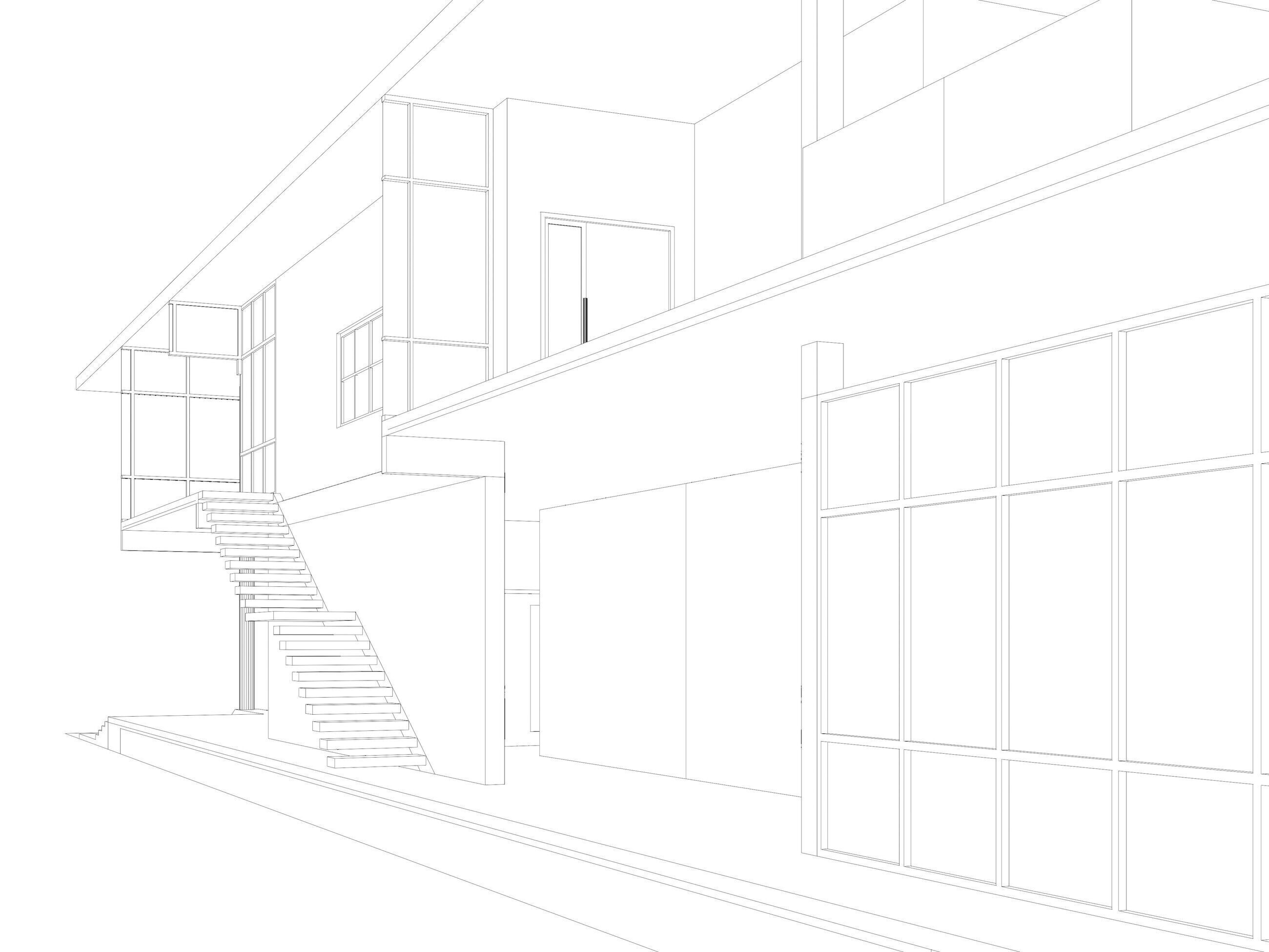 Office in section cut 25-11 3D model_12